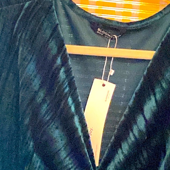 NWT BloomChic “JUNIPER” emerald green crushed velvet dress size 1x 14 16 - Picture 5 of 7